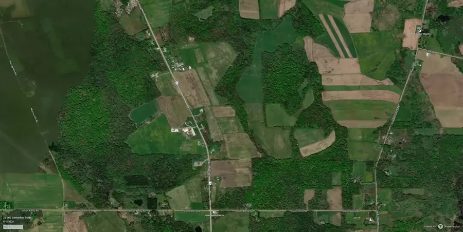 Public basemap imagery of a solar site