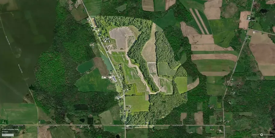 Orthomosaic of the same site flown by Androne